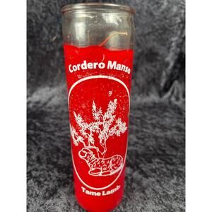 Red Tame Lamb 7-Day Spiritual Candle, Cordero Manso